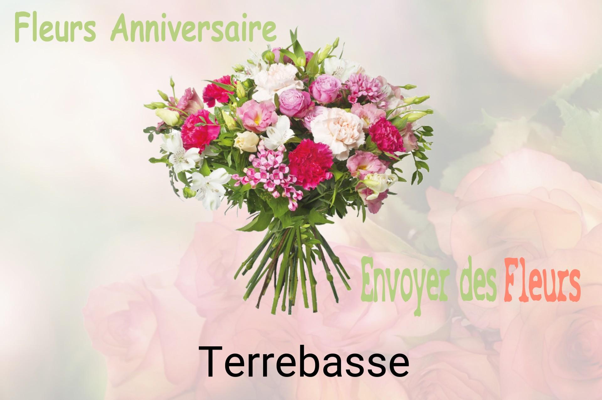 Bouquet de fleurs d’anniversaire livré à Terrebasse